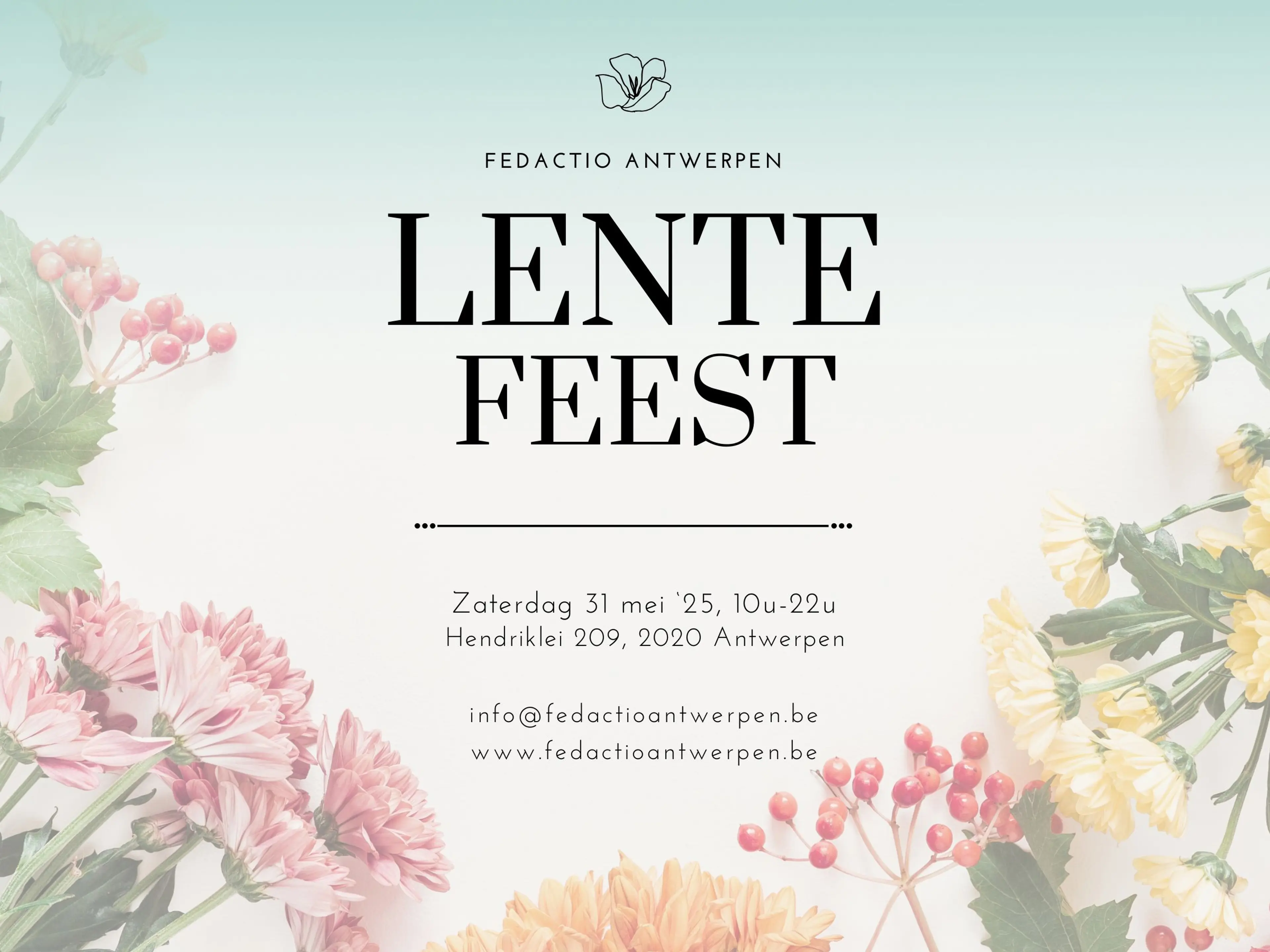 Lentefeest Antwerpen 31 mei 2025
